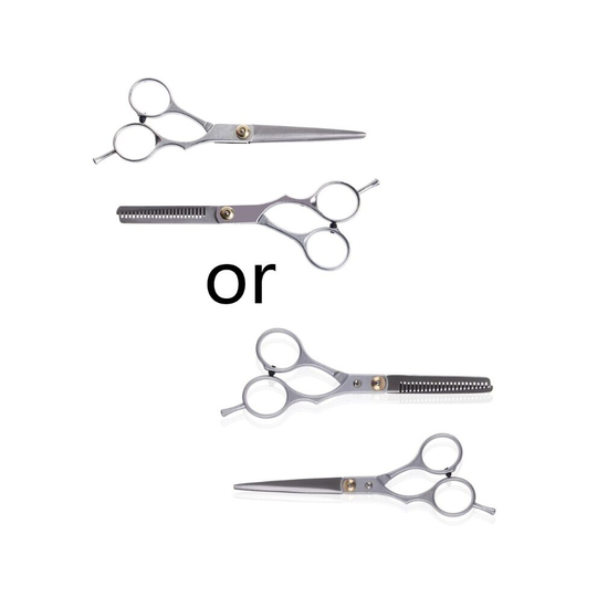2Pcs Professional Hair Cutting Thinning Scissors Shears Barber Hairdre