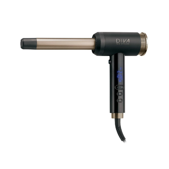 Diva Professional Air Curl 25mm - Keratin, Macadamia & Argan Oil barrels for an ultra-smooth & shiny finish