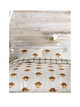 Fusion Highland Cow Duvet Cover Set
