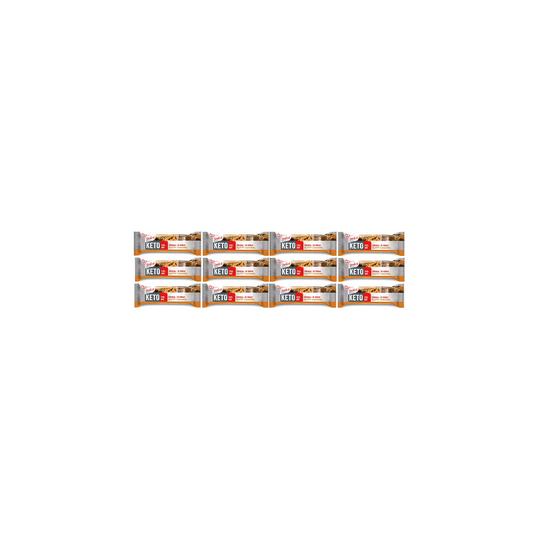 SlimFast Advanced Keto Diet Fuel Bar Nutty Caramel Diet Snacks 12x 46g **BEST BEFORE JULY 2023