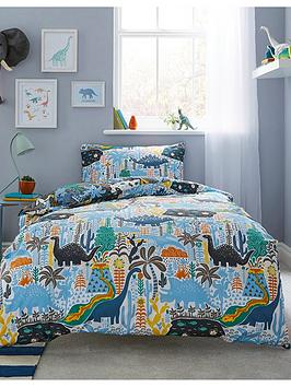 Silentnight Healthy Growth Dinosaur Duvet Set - Double - Navy