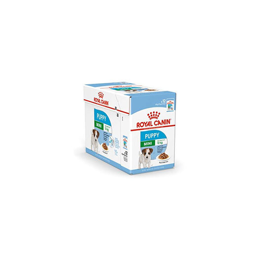 Royal Canin Mini Puppy / Junior Wet Dog Food 24 Pack 85g Each For Young And Growing Small Breed Dogs Up To 10 Months Old