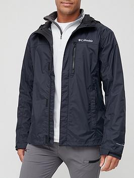 Columbia Pouring Adventure II Jacket - Black, Black, Size S, Men