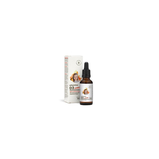Aura Herbals Witamina D3 Junior 800 IU krople - 30ml