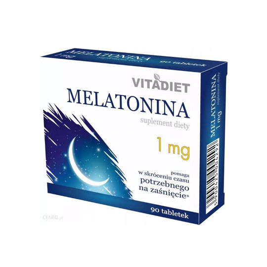 Vitadiet Melatonina 1mg 90 tab Melatonin sleep supplement