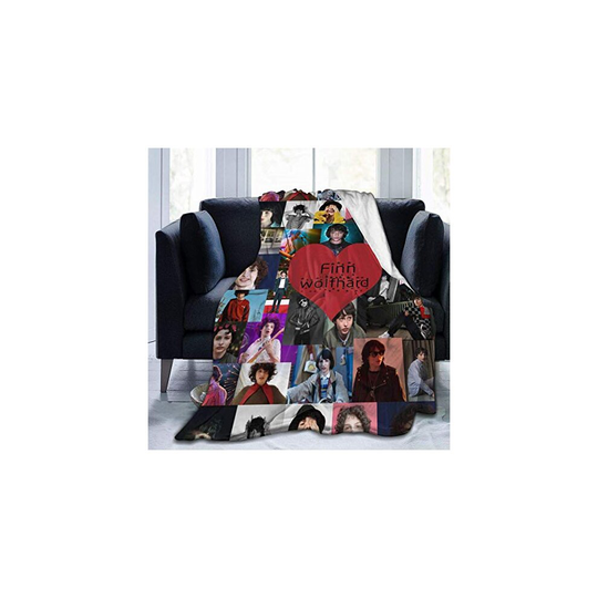 FPDecor Finn Wolfhard Blanket Love Collage Ultra-Soft Micro Fleece Blanket
