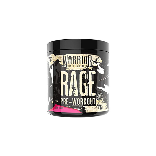 Warrior - RAGE Pre Workout Powder � Blazin� Berry 392g WA-RG-045-02