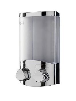 Croydex Euro Dispenser Duo In Chrome