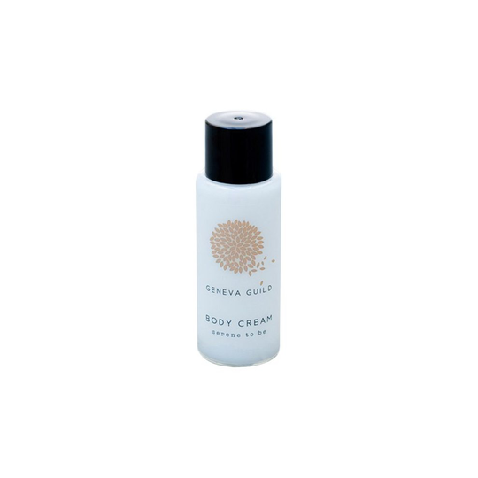 GENEVA GUILD BODY MOISTURISER CREAM TRAVEL GUEST SIZE 30ML X50
