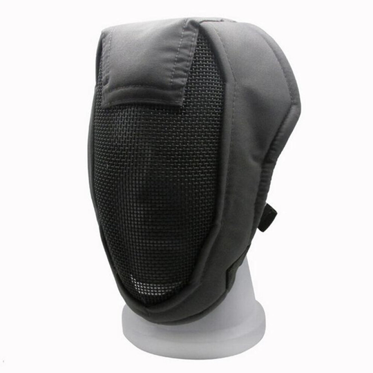 V3 Full Face Fencing Mask Iron Breathable Mesh Outdoor Tacktical Protect Masks BLACK COLOR