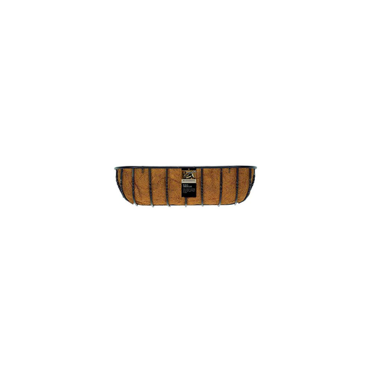 Wall Trough Iron Flower Planter 90cm 36" Blacksmiths Coco Liner