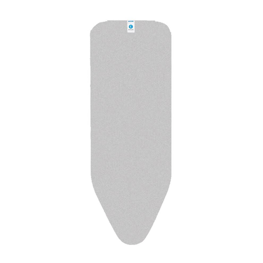 Brabantia Metalised Ironing Board Cover Size C 124cm x 45cm - Silver