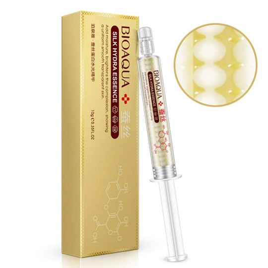 24K SILK Gold Face Mask Skin Moisturizing Anti Wrinkle Collagen Hydra Essence 10g