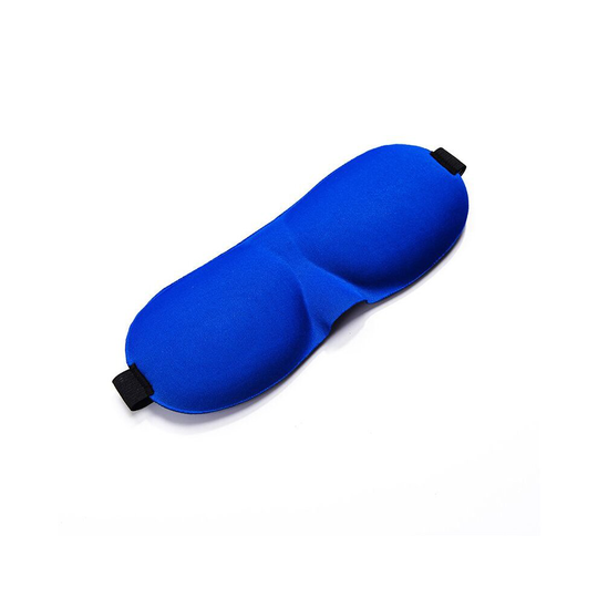 (Blue) Reusable Eye Mask Relaxing Travel Night Sleeping