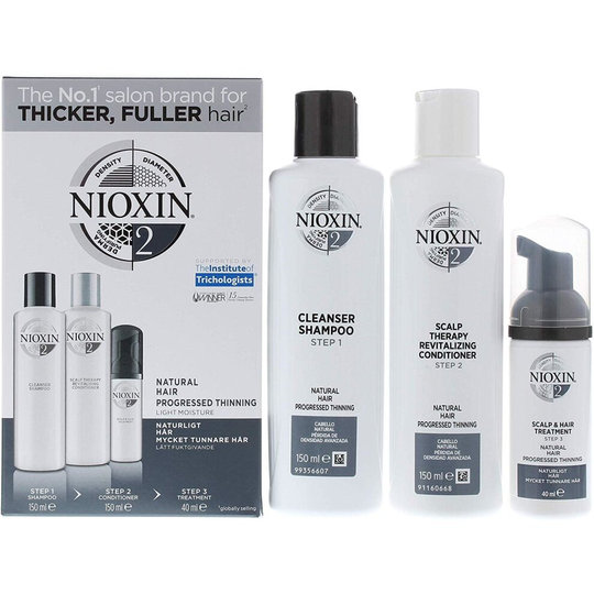 Wella Nixon System 2 Set 150ml Shampoo Cleanser + 150ml Scalp Revitaliser - New
