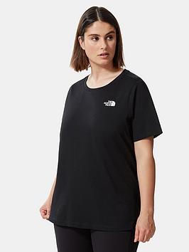 The North Face Short Sleeve Simple Dome Tee (Plus) - Black