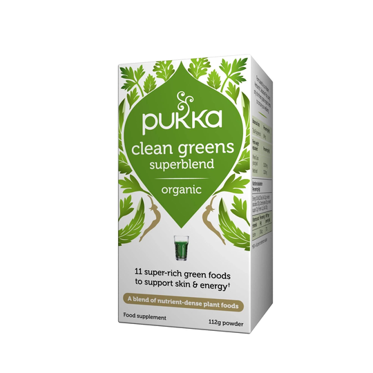 Pukka Clean Greens Powder, 120gr