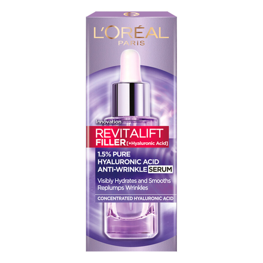 L'Oreal Paris Revitalift Filler Hyaluronic Acid Anti-Wrinkle Dropper Serum 30ml