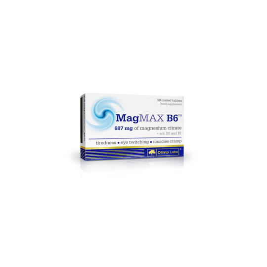 OLIMP MAGMAX B6 50 tab Magnessium Vitamin B1 B6 Tiredness Fatigue NEOMAG MENMAG