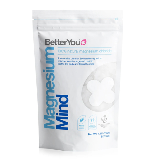 BetterYou Magnesium Mind Bath Flakes With Revitalising Essential Oils - 750g