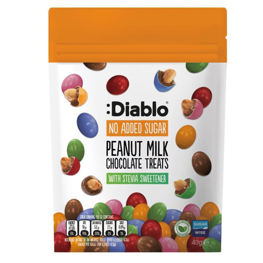 Diablo Peanut Milk Chocolate Treats 40g