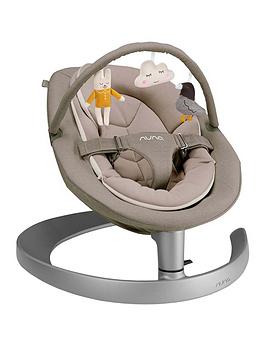 Nuna Leaf Grow Including Toybar - Biscotti