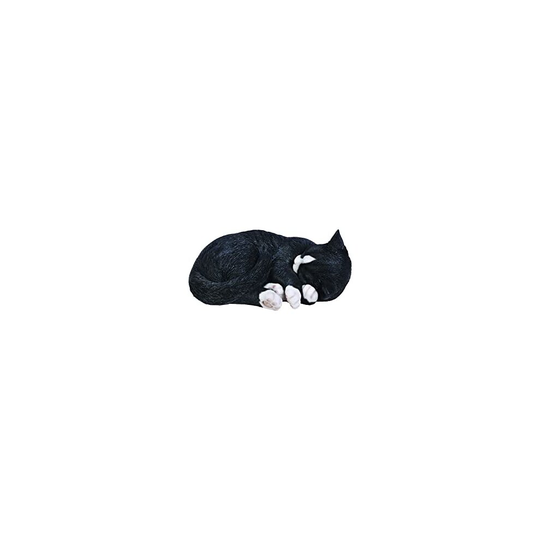 Vivid Arts Size B Real Life Sleeping Cat - Black/ White
