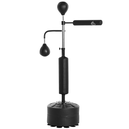 HOMCOM 3-in-1 Punching Bag with Stand with 2 Speedballs, 360 Relax