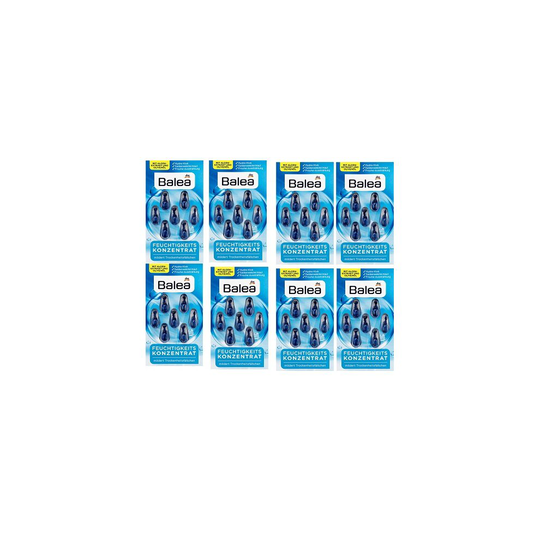 Balea Moisturizing Concentrate 8 packs x 7 pcs I 56 applications
