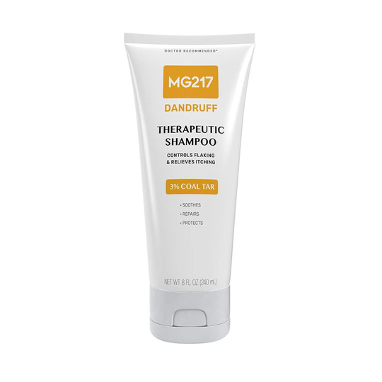 Mg217 Dandruff 3% coal Tar Dandruff Shampoo, controls Flaking & Relieves Itchy Scalp - 8 oz Tube