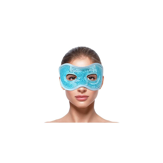 NEWGOCooling Eye Mask Reusable Hot Cold Therapy Gel Eye Mask with Soft Plush, Relief for Puffy Eyes, Dark Circles, Migraine, Headache, Sinus Pain -