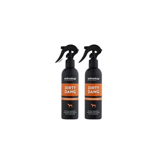 Dirty Dawg Pup No-Rinse Shampoo Dog Spray 250ml, Twin Pack