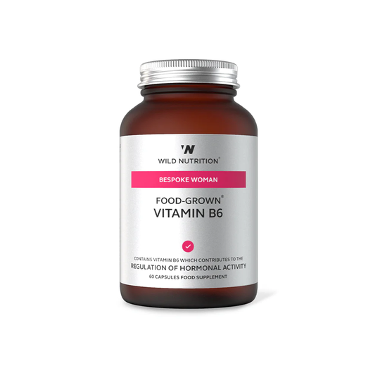 Wild Nutrition Woman Food-Grown Vit B6- 20mg, 60 VCapsules