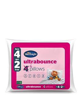 Silentnight Ultrabounce Pillows - Buy 4 Get 2 Free! - 6 Pack