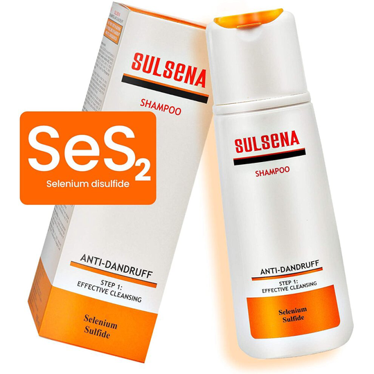 Selenium Sulphide Anti Dandruff Shampoo for Men and Women - Active Selenium Formula - Deep Sulfide Cleansing Nourishing Dandruff Shampoo to Relieve