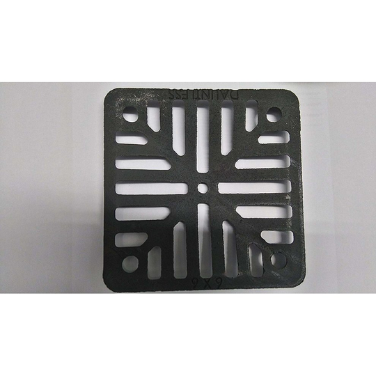 (6" 152mm, Square) Gully Grid Cast Iron