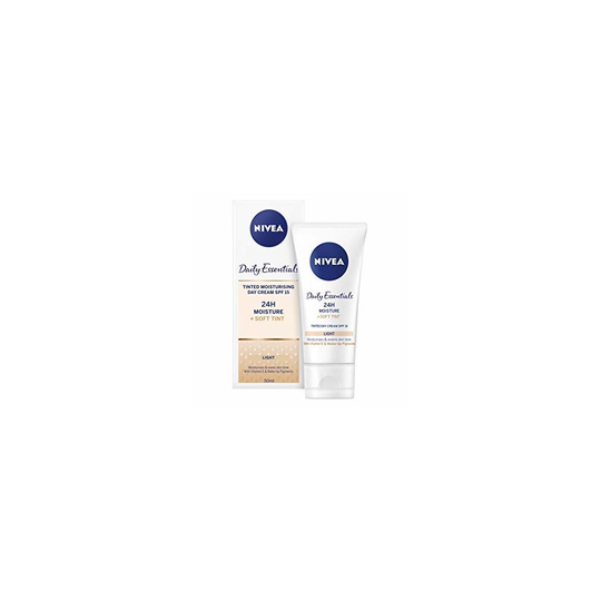 3 x NIVEA® Daily Essentials Tinted Moisturising Day Cream Natural SPF 8 50ml