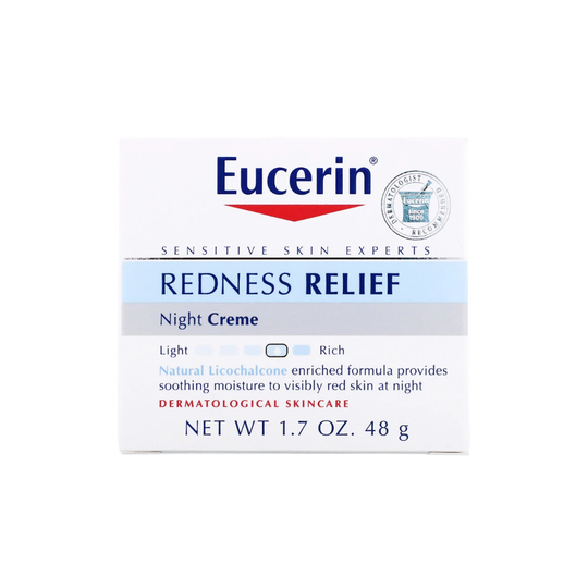 Eucerin, Redness Relief, Dermatological Skincare, Night Creme, 48g