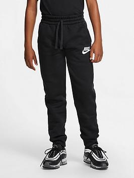 Boys, Nike Sportswear Kids Club Fleece Joggers - Black, Black, Size L+