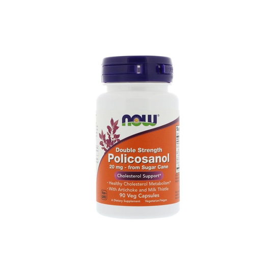 Now Foods, Policosanol, Double Strength, 20 mg, 90 Veg Capsules