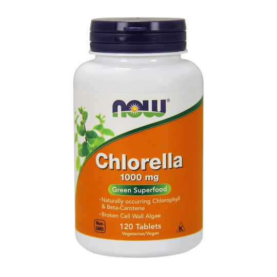 NOW Foods Chlorella, 120 tabs - 1000mg
