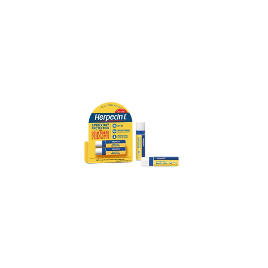 Herpecin-L Lip Protectantcold Sore & Sunscreen Lip Balm Twin Pack
