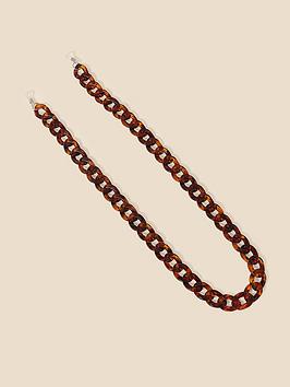 Accessorize Chunky Chain, Brown, Women