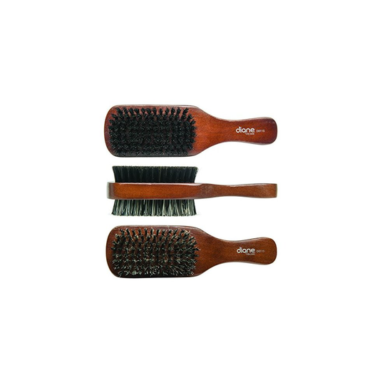 Diane 100% Boar 2-Sided Club Brush, Medium and Firm Bristles, D8115