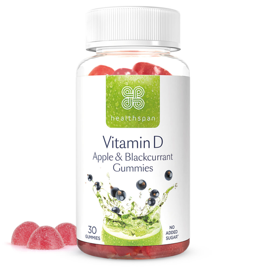 Healthspan Vitamin D Gummies, 30 Gummies, Apple & Blackcurrant