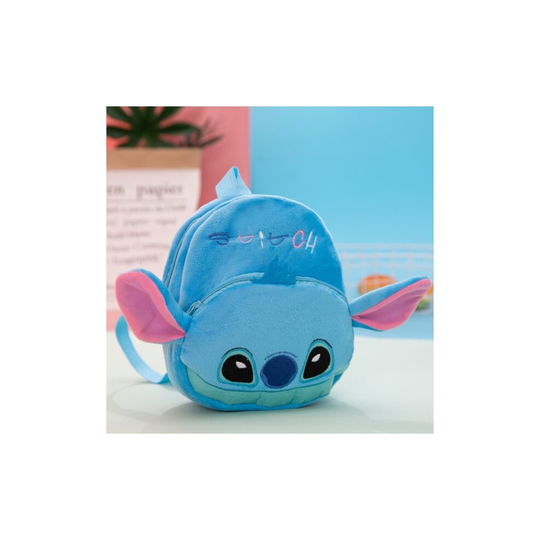 (Stitch) Disney Plush Bag Backpack Mickey Minnie Stitch Winnie Pooh Pikachu Spider-Man Iron Man Captain America