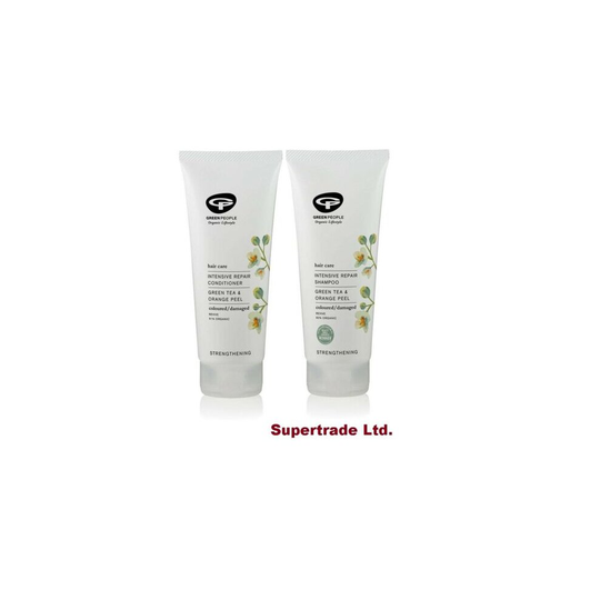Green People Intensive Shampoo & Conditioner Duo Green Tea & Orange Peel - 200ml