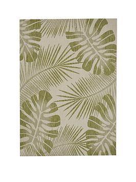 Green Leaves Flatweave Indoor/Outdoor Rug 160X230