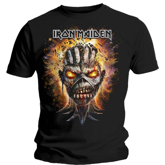 (X-Large) Iron Maiden 'Eddie Exploding Head' (Black) T-Shirt