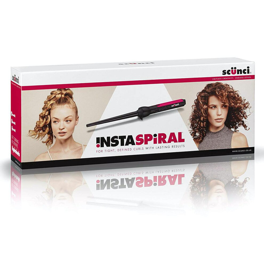 Scunci 2127U InstaSpiral Tight Defined Curl Wand Hair Styler Fast Heat 200°C